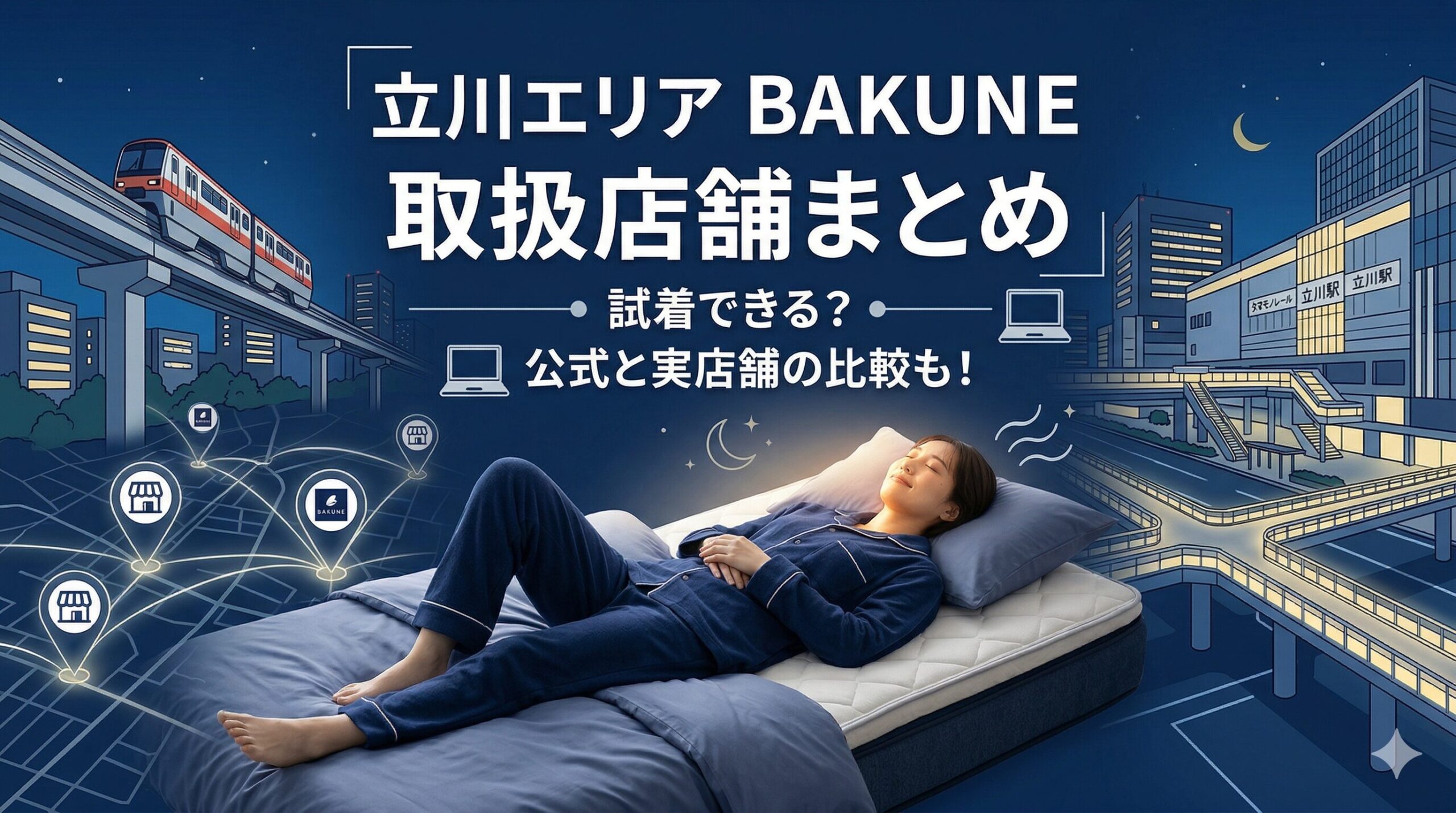 立川のBAKUNE（バクネ）取扱店舗