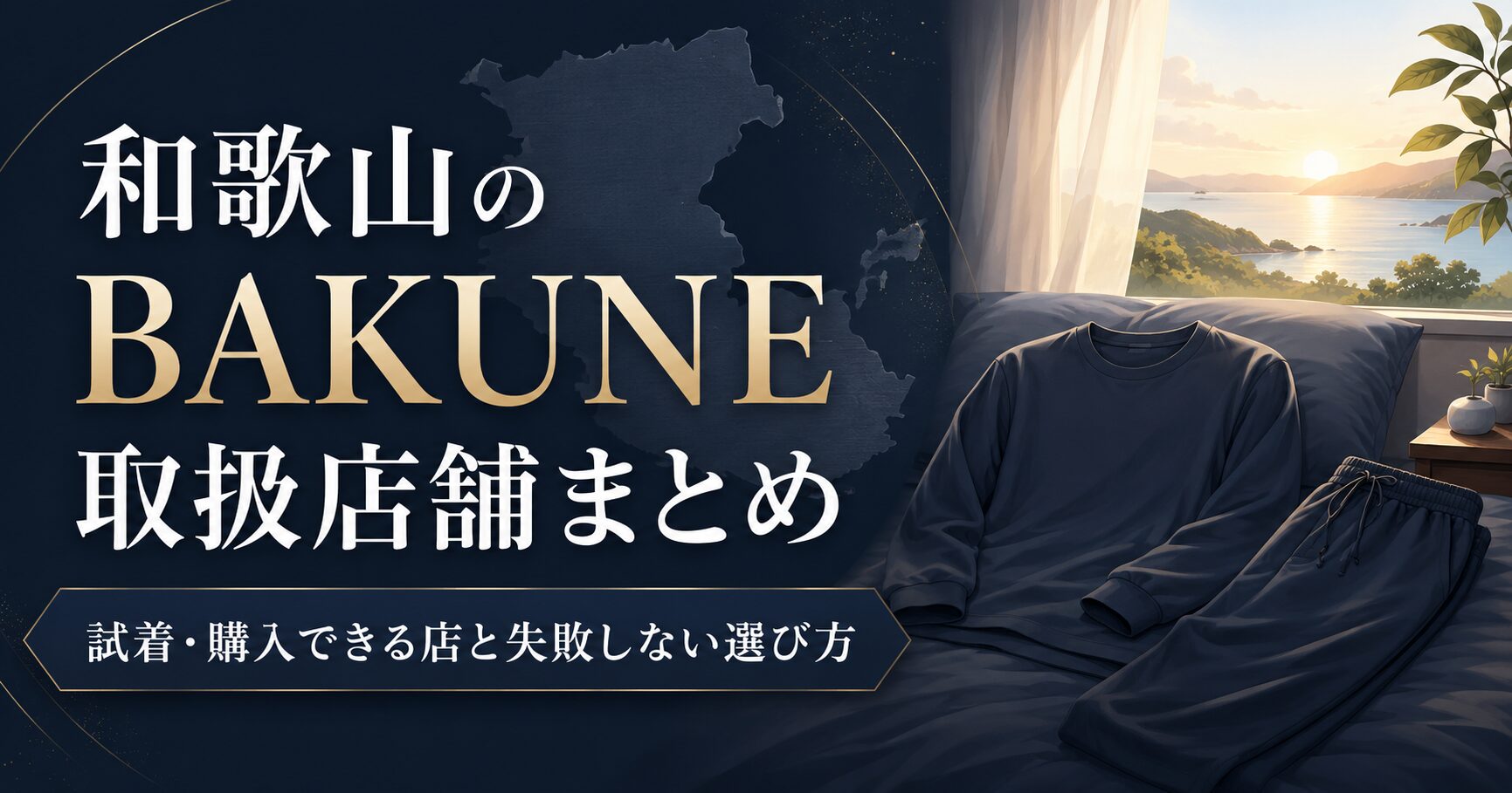 和歌山のBAKUNE（バクネ）取扱店舗