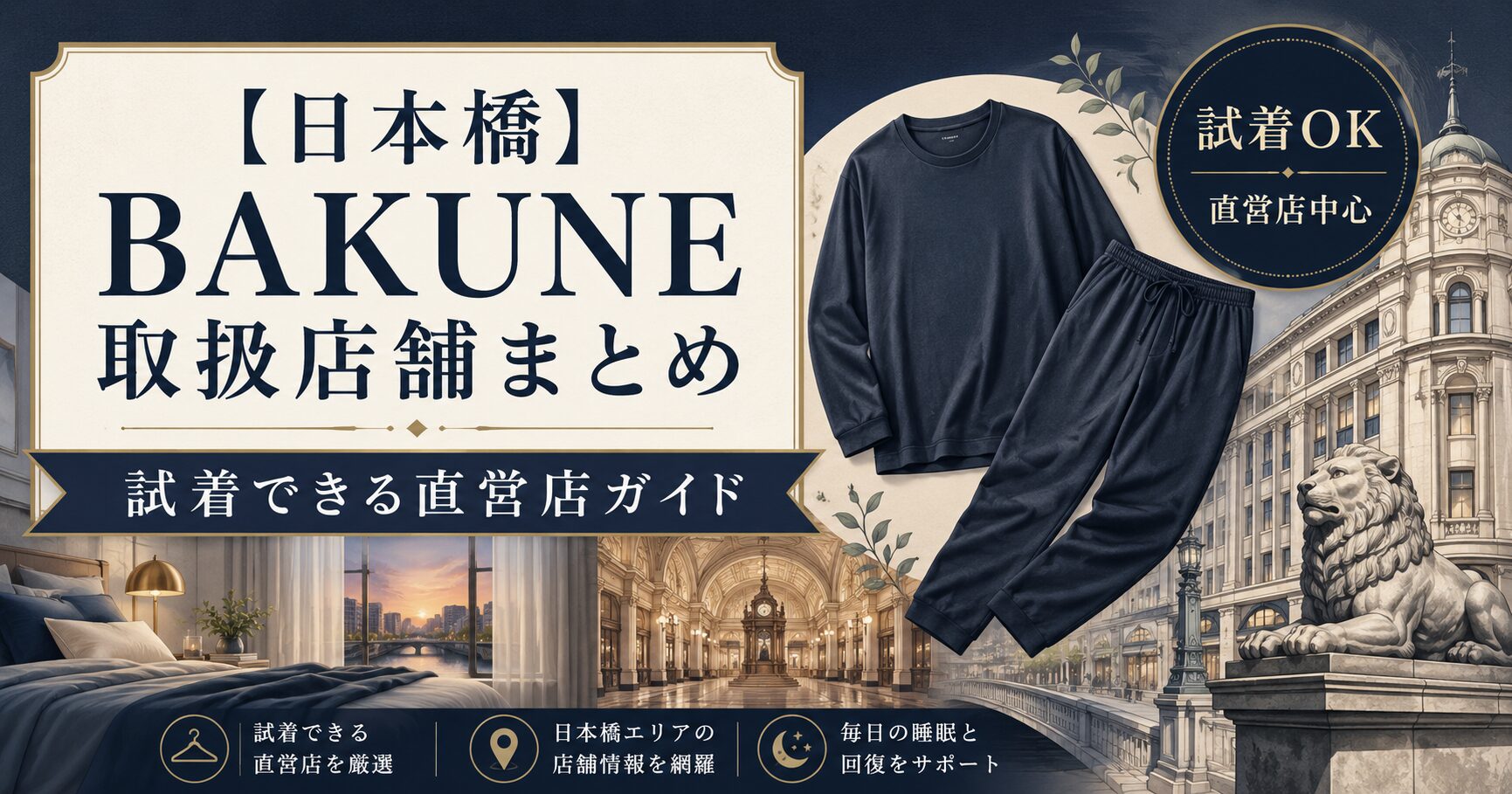 日本橋のBAKUNE（バクネ）取扱店舗